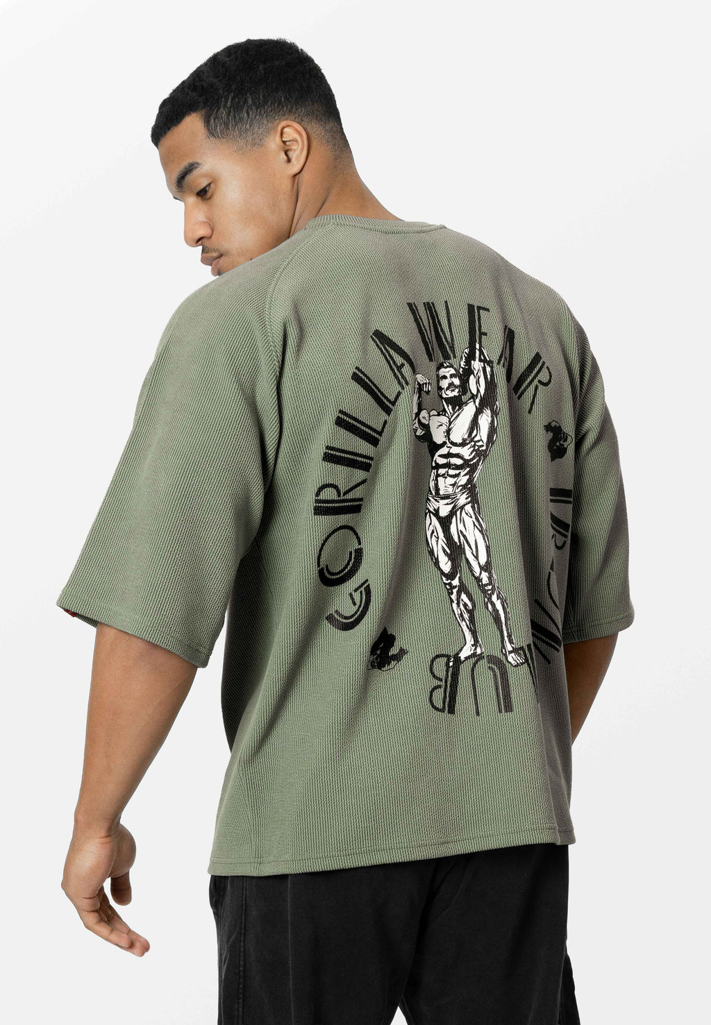 Gorilla Wear Russell Oversized T-shirt - Groen