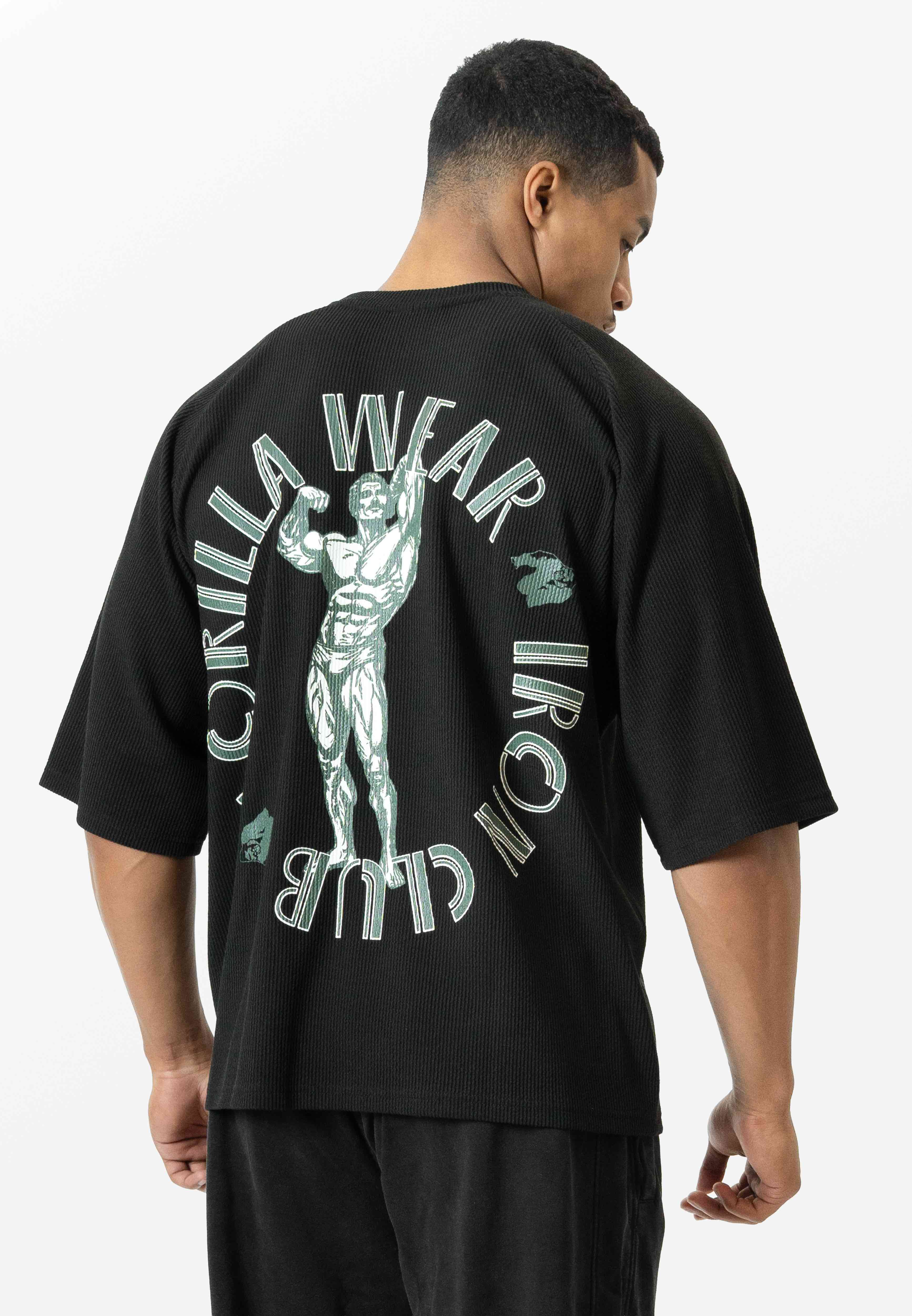 Gorilla Wear Russell Oversized T-shirt - Zwart