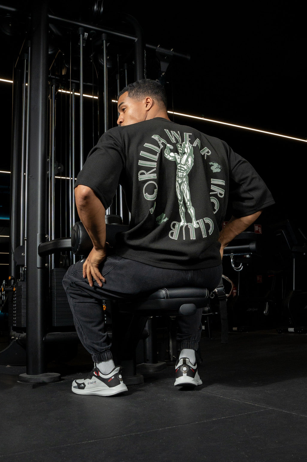Gorilla Wear Russell Oversized T-shirt - Zwart