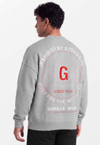 Gorilla Wear Leeds Oversized Sweater - Lichtgrijs