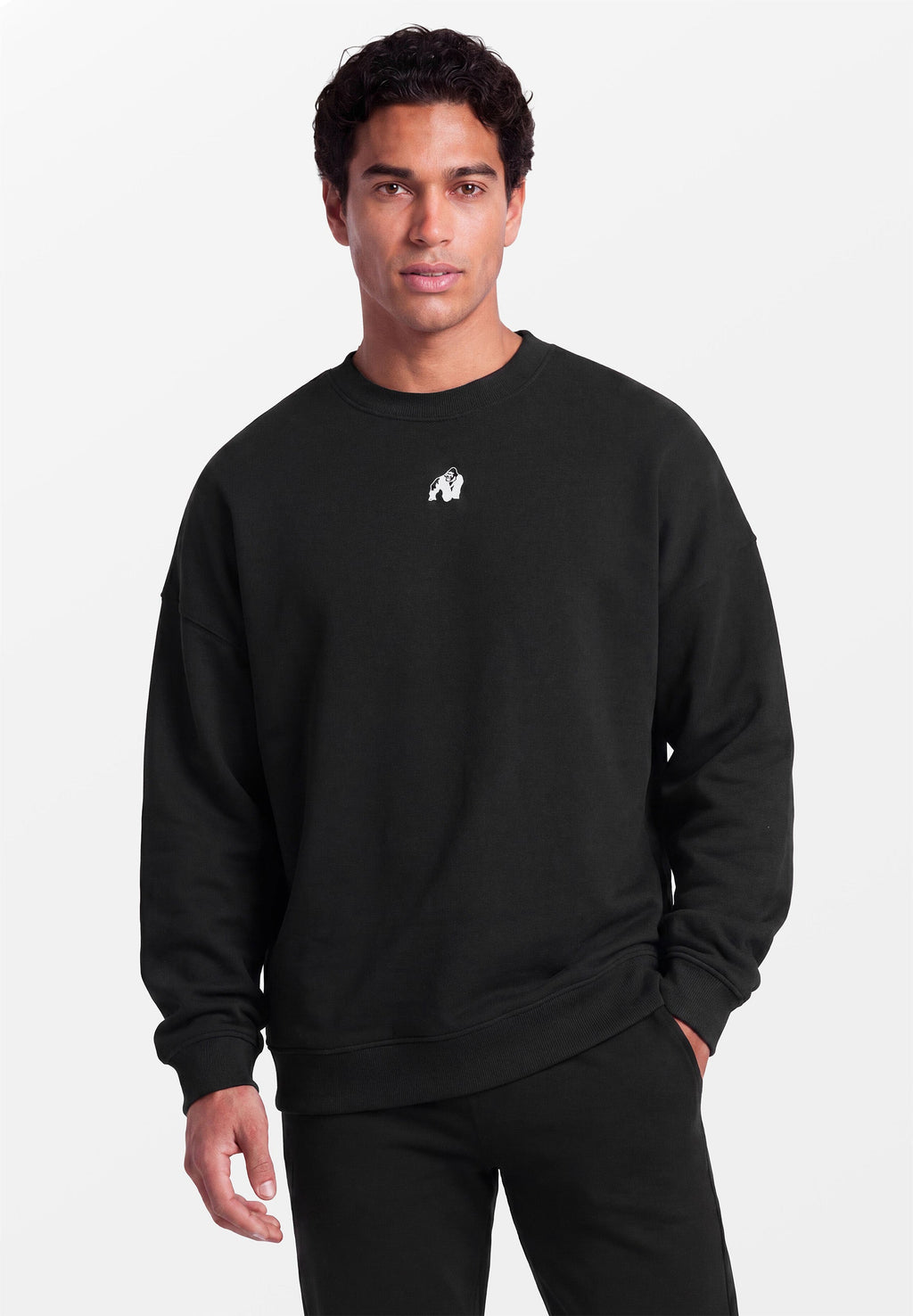 Gorilla Wear Leeds Oversized Sweater - Zwart