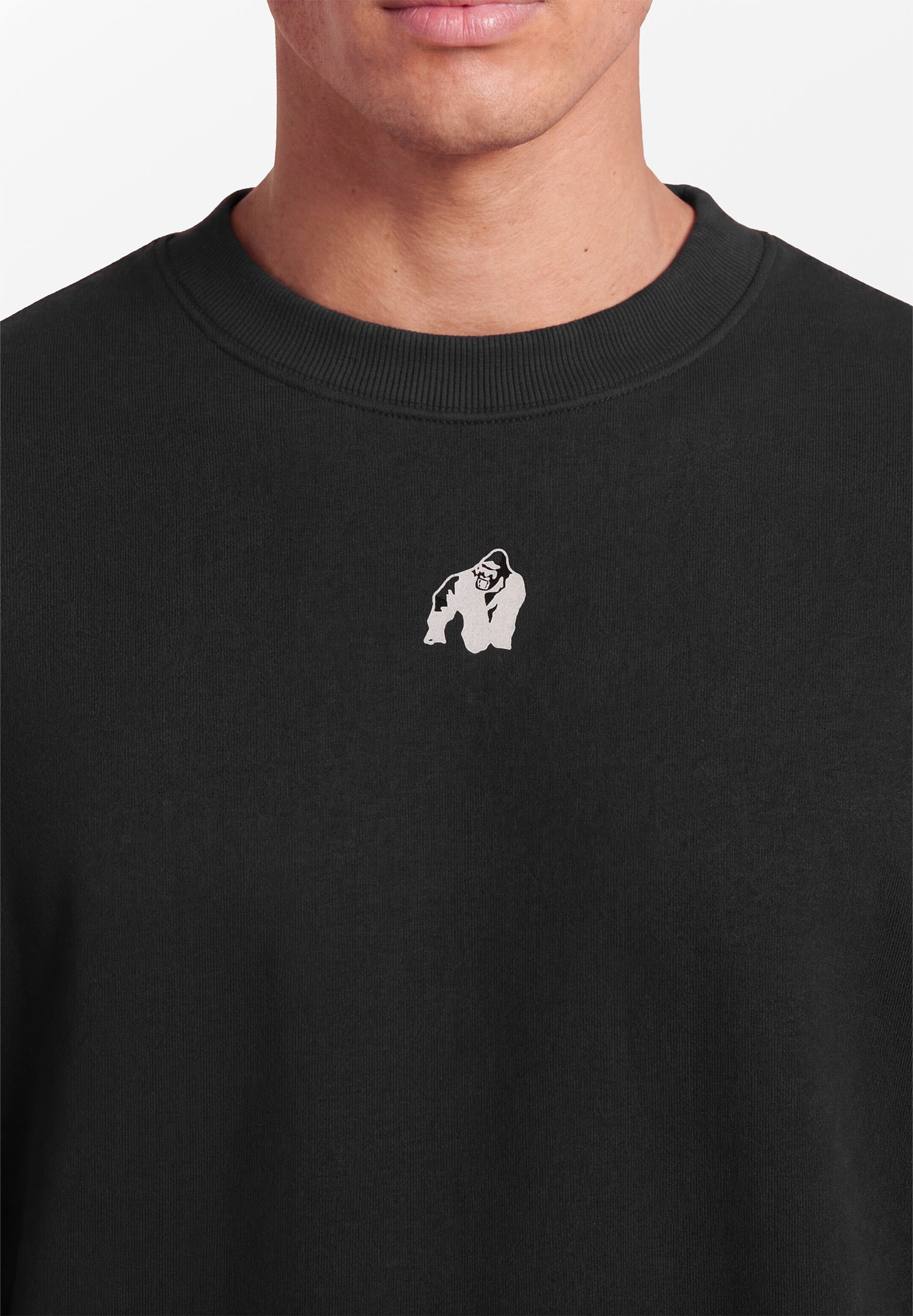 Gorilla Wear Leeds Oversized Sweater - Zwart