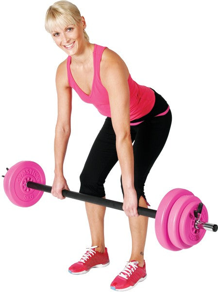 Gymstick Pump Set - Roze - 20 kg - Met Online Trainingsvideo's