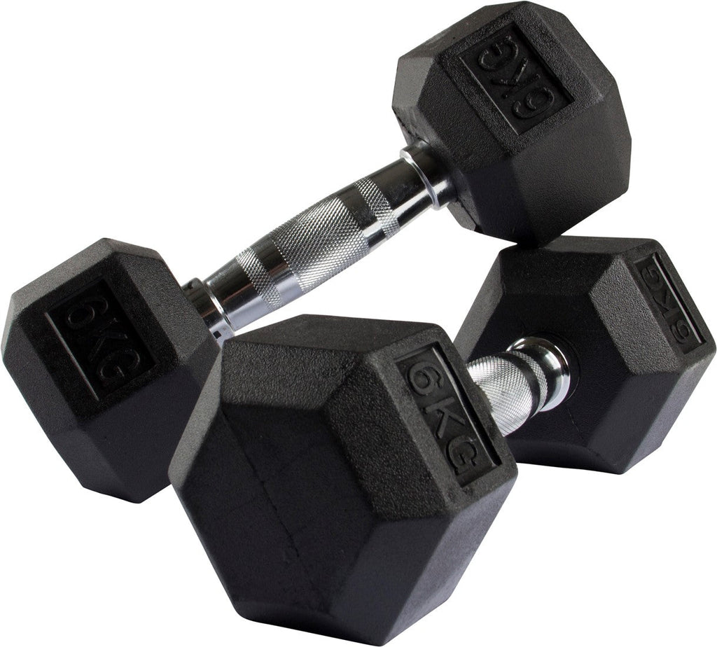 VirtuFit Dumbbellrek staand Deluxe + Hexa Dumbbells 1 t/m 10 kg