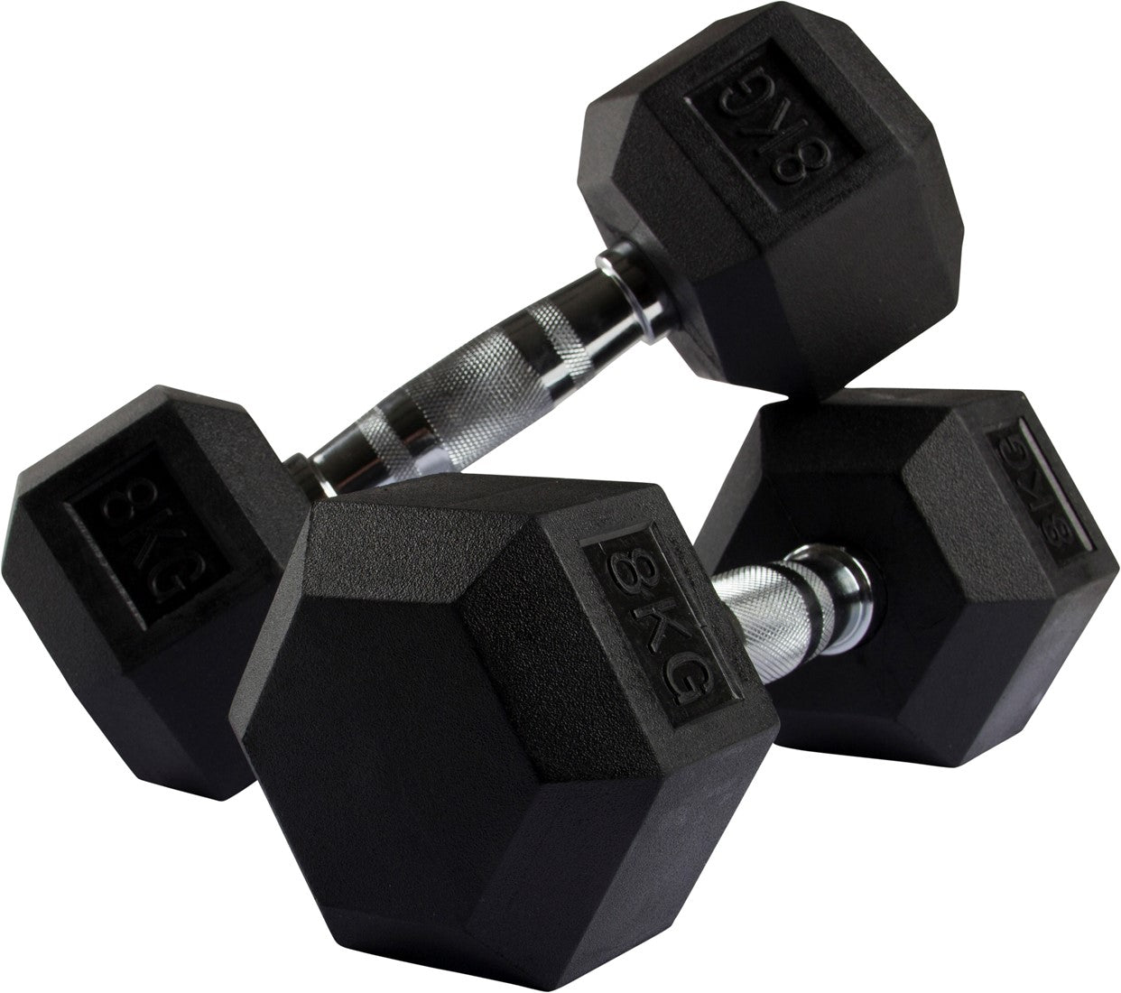 VirtuFit Dumbbellrek staand Deluxe + Hexa Dumbbells 1 t/m 10 kg