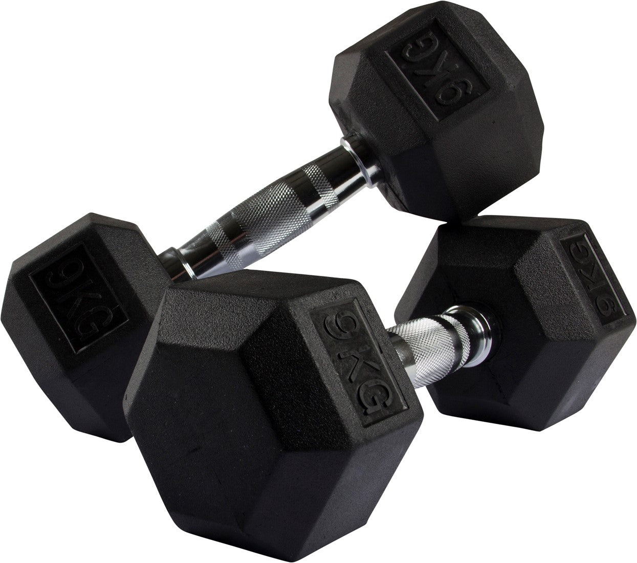 VirtuFit Dumbbellrek staand Deluxe + Hexa Dumbbells 1 t/m 10 kg