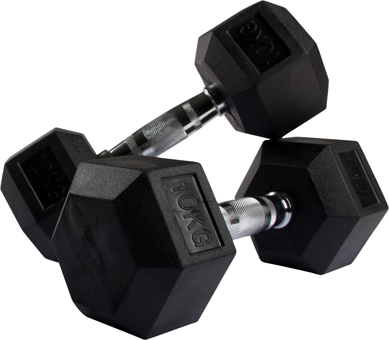 VirtuFit Dumbbellrek staand Deluxe + Hexa Dumbbells 1 t/m 10 kg