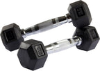 VirtuFit Dumbbellrek staand Deluxe + Hexa Dumbbells 1 t/m 10 kg