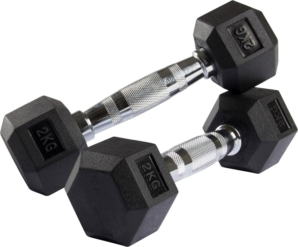 VirtuFit Dumbbellrek staand Deluxe + Hexa Dumbbells 1 t/m 10 kg