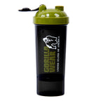Gorilla Wear Shake Beker - 500 ml - Zwart/Legergroen