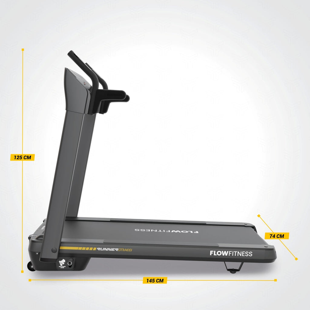 Flow Fitness Runner DTM400i Loopband - 99% Voorgemonteerd - Zwart