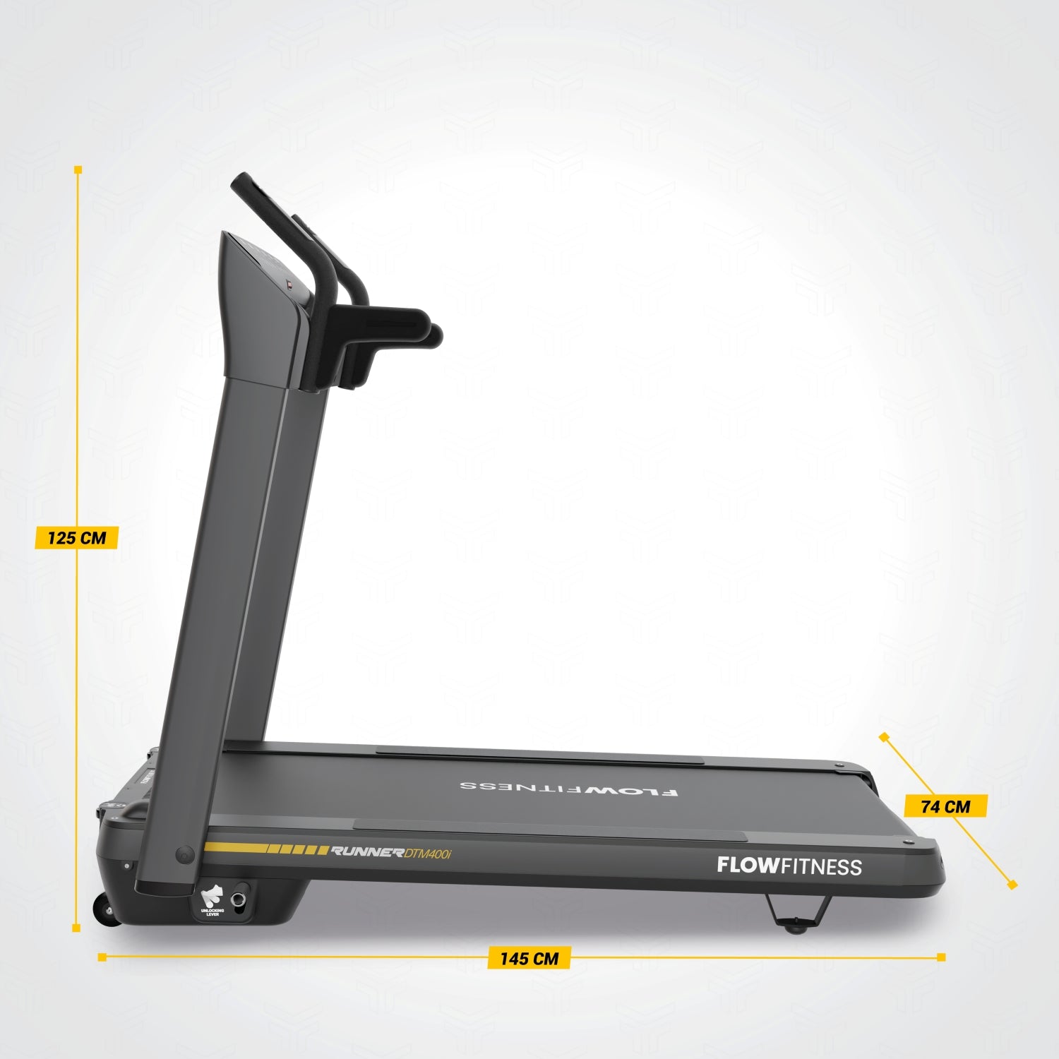 Flow Fitness Runner DTM400i Loopband - 99% Voorgemonteerd - Zwart