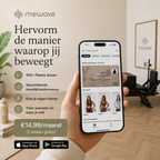 Mewave Pilates Reformer Pro Premium - Zwart