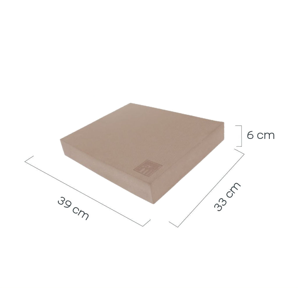 Orange Gym Balance Pad - Mushroom Brown/Taupe