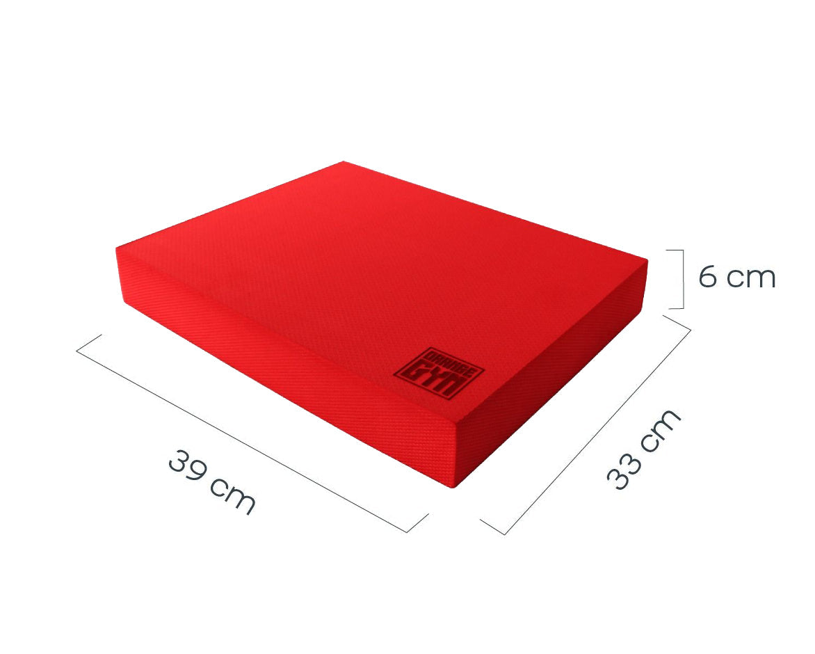 Orange Gym Balance Pad - Fiery Red/Rood