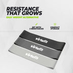 VirtuFit Mini Bands Set - Weerstandsbanden - Fitness Elastieken - 3 stuks - Tweedekans