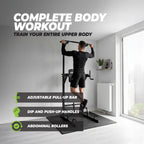 VirtuFit Verstelbare Power Tower - Pull Up & Dip Station