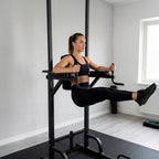 VirtuFit Verstelbare Power Tower - Pull Up & Dip Station