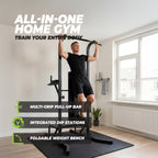 Virtufit Power Tower Deluxe met Fitnessbank
