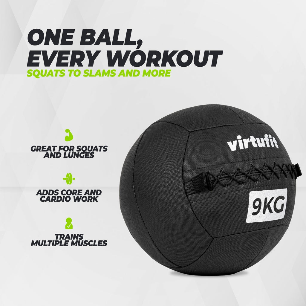 VirtuFit Wall Ball Pro - 9 kg - Tweedekans
