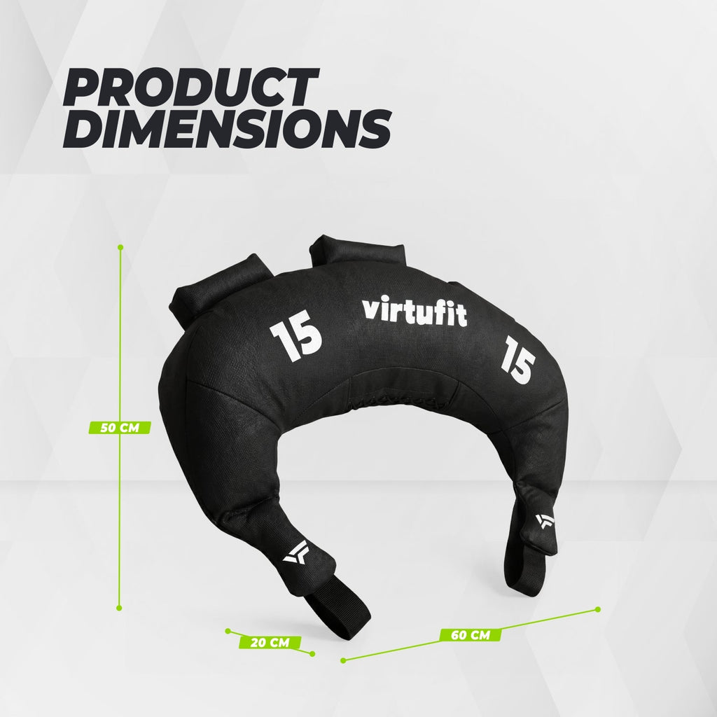 VirtuFit Bulgarian Bag - Fitnessbag - 15 kg