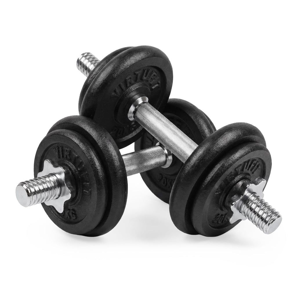 VirtuFit Verstelbare Dumbbellset Pro 20 kg - 2 x 10 kg - Inclusief koffer
