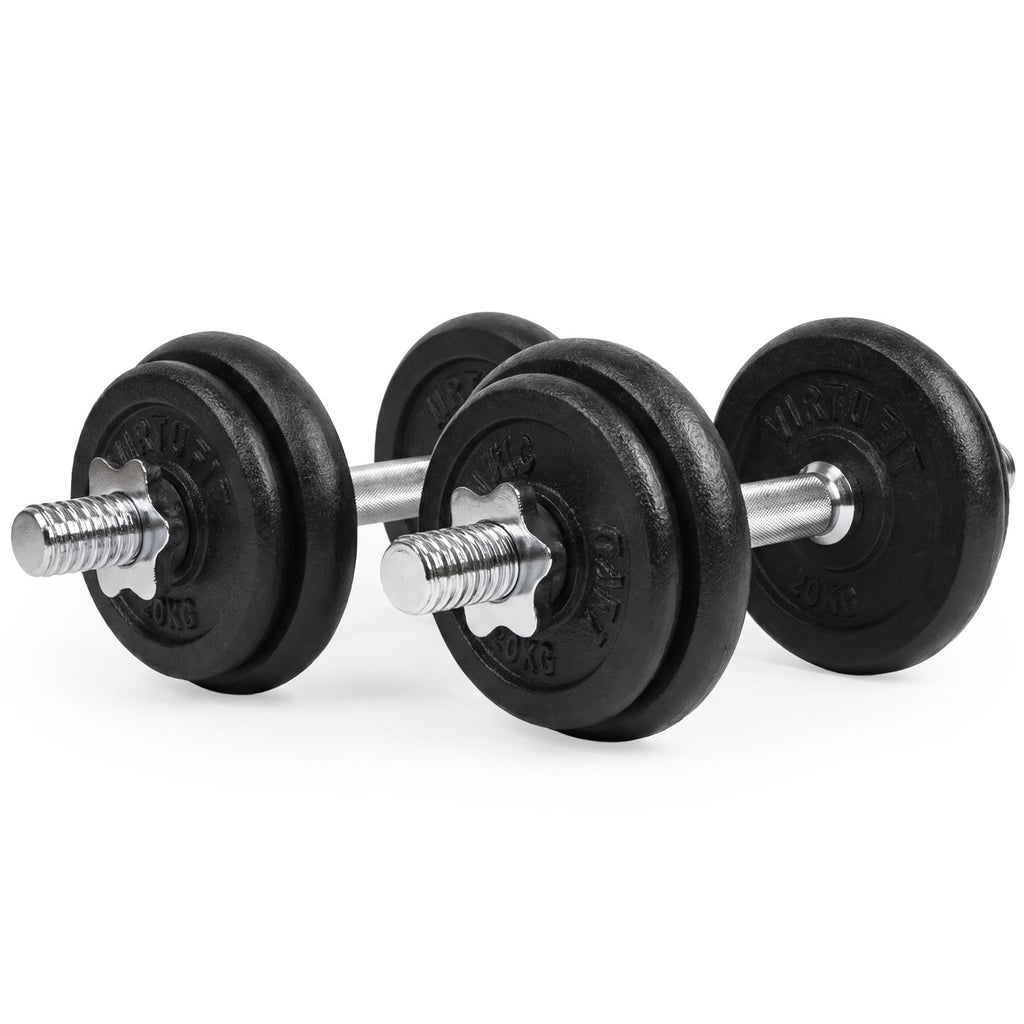 VirtuFit Verstelbare Dumbbellset Pro 20 kg - 2 x 10 kg - Inclusief koffer