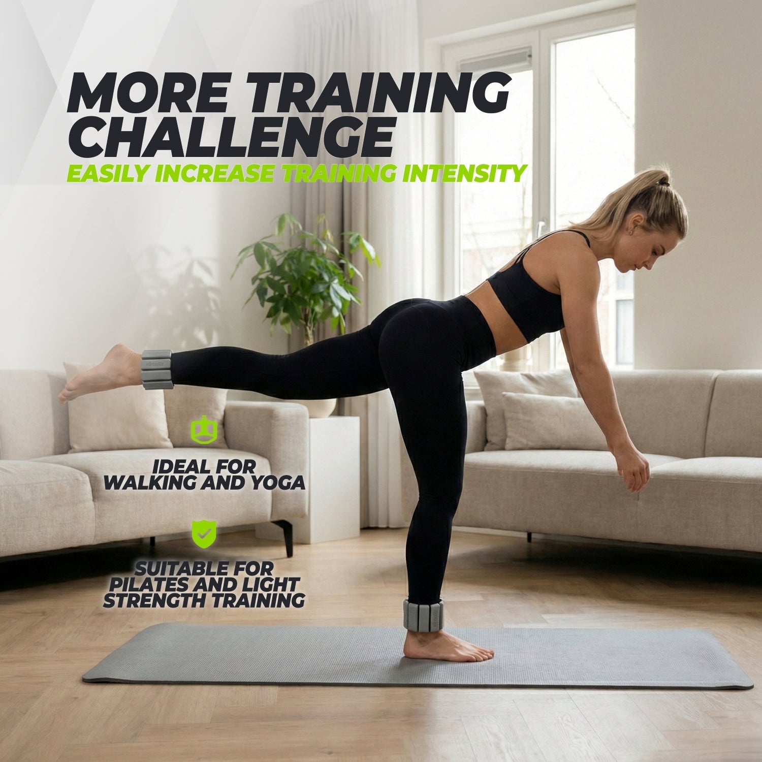 VirtuFit Enkel- en Polsgewichten Pro 2 x 500 gr - Tweedekans