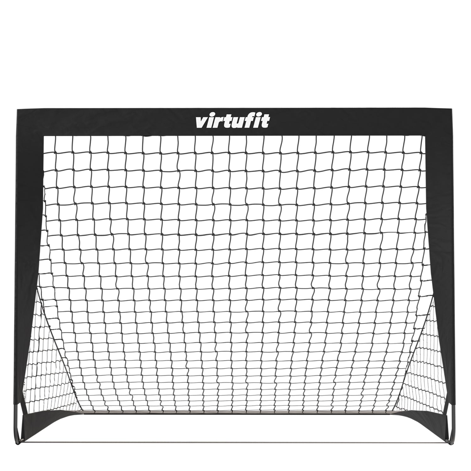 VirtuFit Pop-Up Voetbaldoelen Set - Voetbalgoals - 120 x 90 cm - Zwart