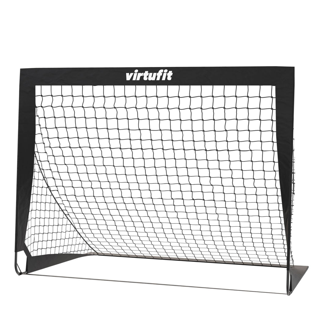 VirtuFit Pop-Up Voetbaldoelen Set - Voetbalgoals - 120 x 90 cm - Zwart