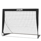 VirtuFit Pop-Up Voetbaldoelen Set - Voetbalgoals - 120 x 90 cm - Zwart