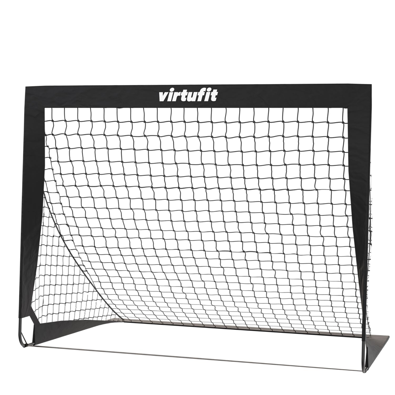 VirtuFit Pop-Up Voetbaldoelen Set - Voetbalgoals - 120 x 90 cm - Zwart