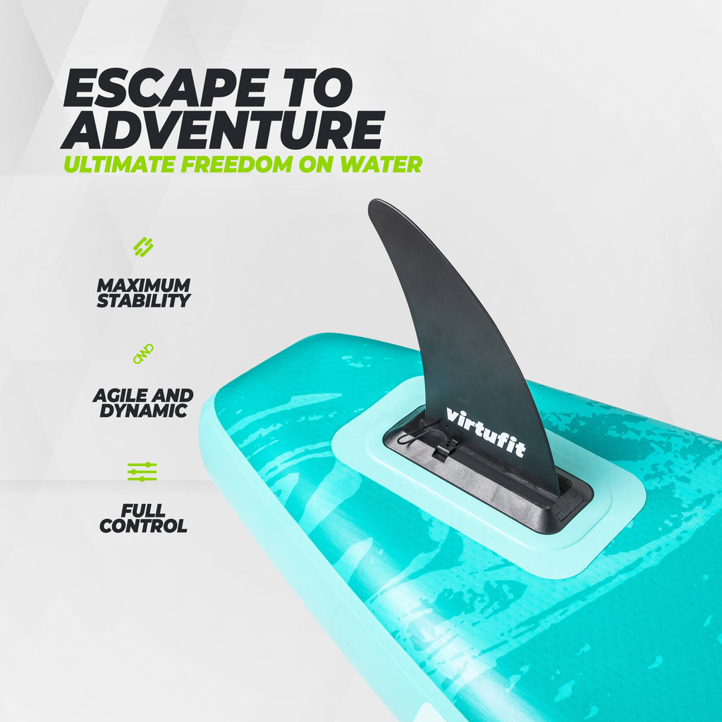 Virtufit Supboard Racer 381 - Turquoise - Inclusief accessoires en draagtas
