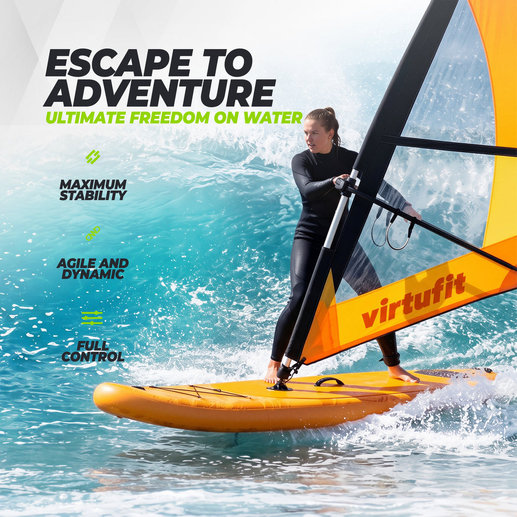 Virtufit Supboard Surfer 305 - Pink - Inclusief Windzeil en accessoires