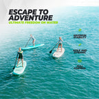 VirtuFit Supboard Ocean 275 - Oranje - Met accessoires en draagtas