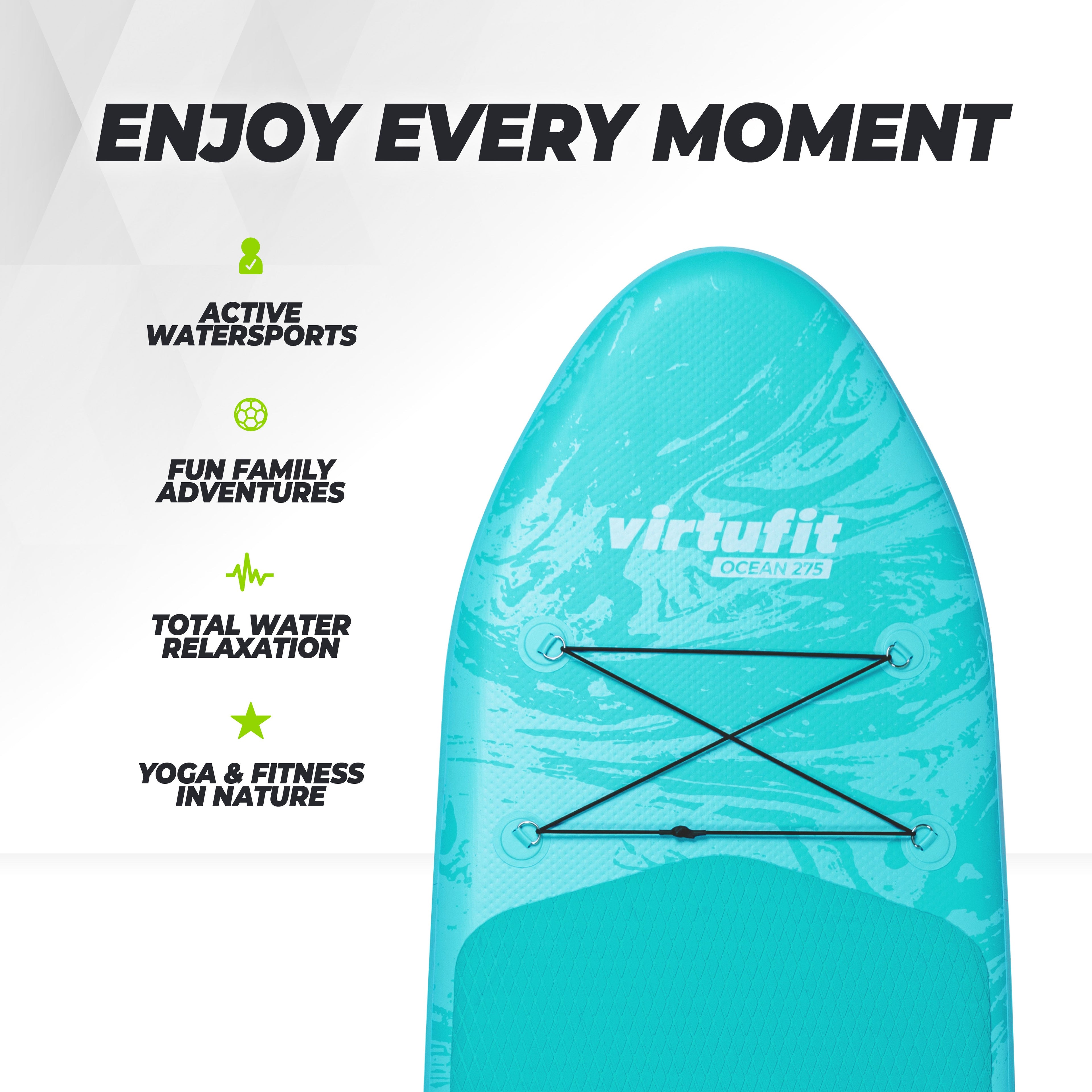 VirtuFit Supboard Ocean 275 - Pink - Met accessoires en draagtas