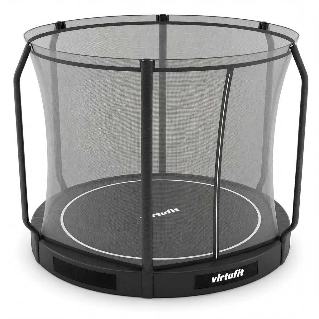 VirtuFit Inground Trampoline 251 cm Inclusief Veiligheidsnet - Tweedekans