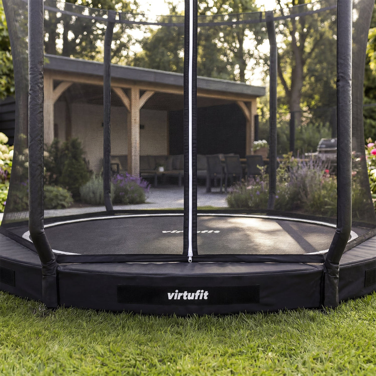VirtuFit Inground Trampoline 251 cm Inclusief Veiligheidsnet - Tweedekans