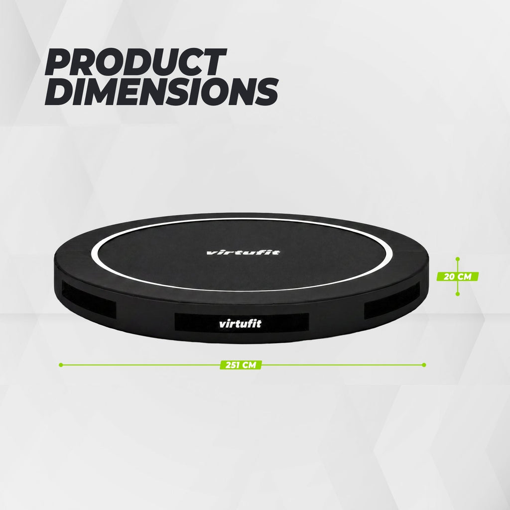 VirtuFit Inground Trampoline 251 cm - Zonder Veiligheidsnet - Tweedekans