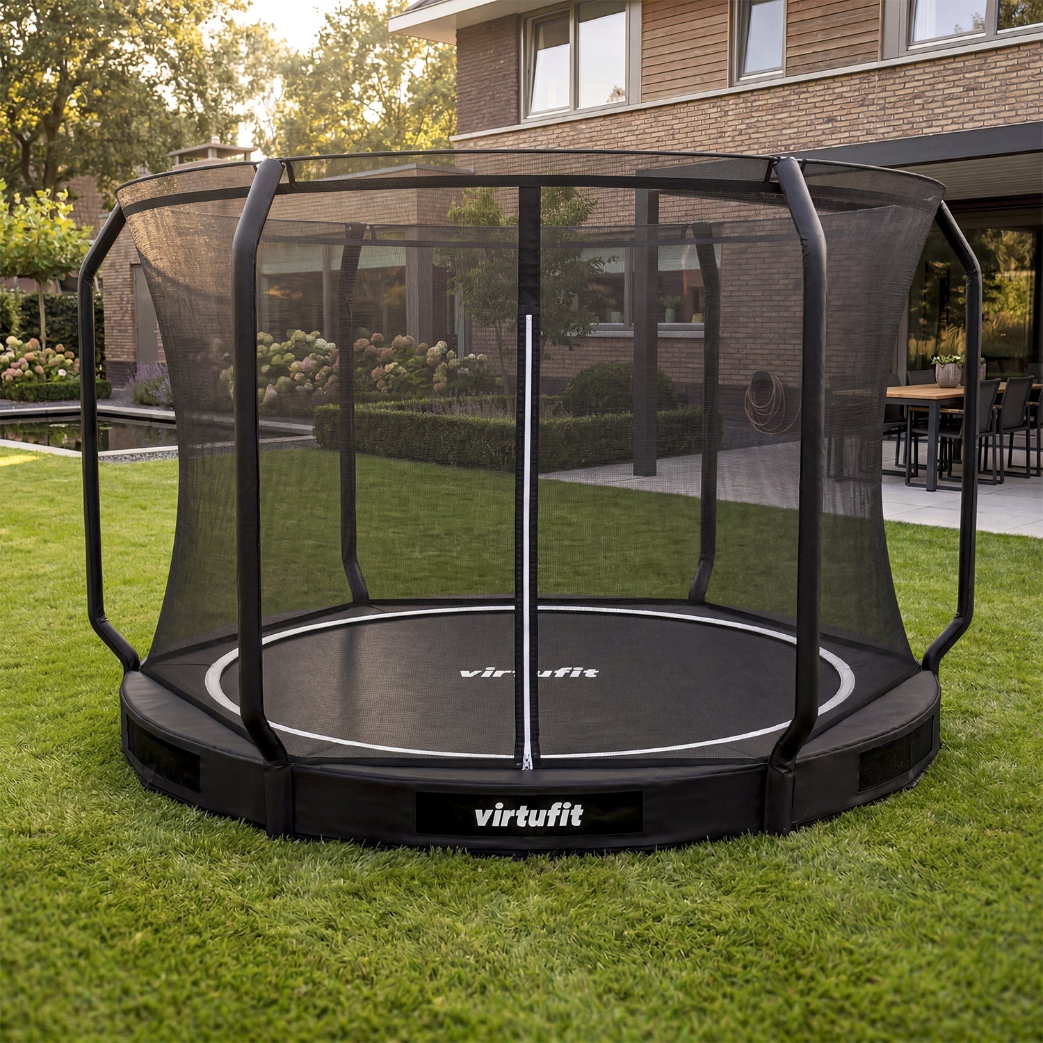 VirtuFit Inground Trampoline 305 cm - Inclusief Veiligheidsnet