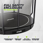 VirtuFit Inground Trampoline 305 cm - Inclusief Veiligheidsnet - Tweedekans