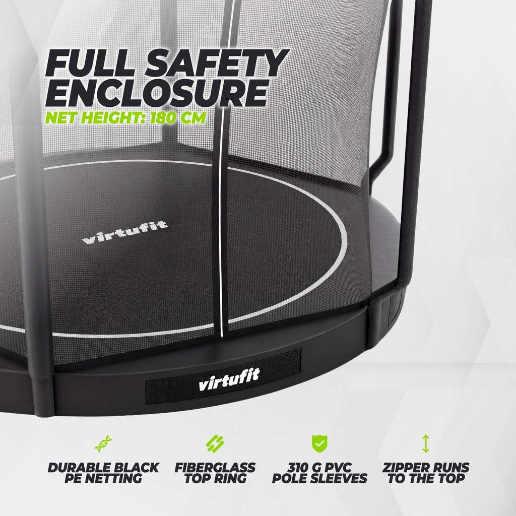VirtuFit Inground Trampoline 305 cm - Inclusief Veiligheidsnet