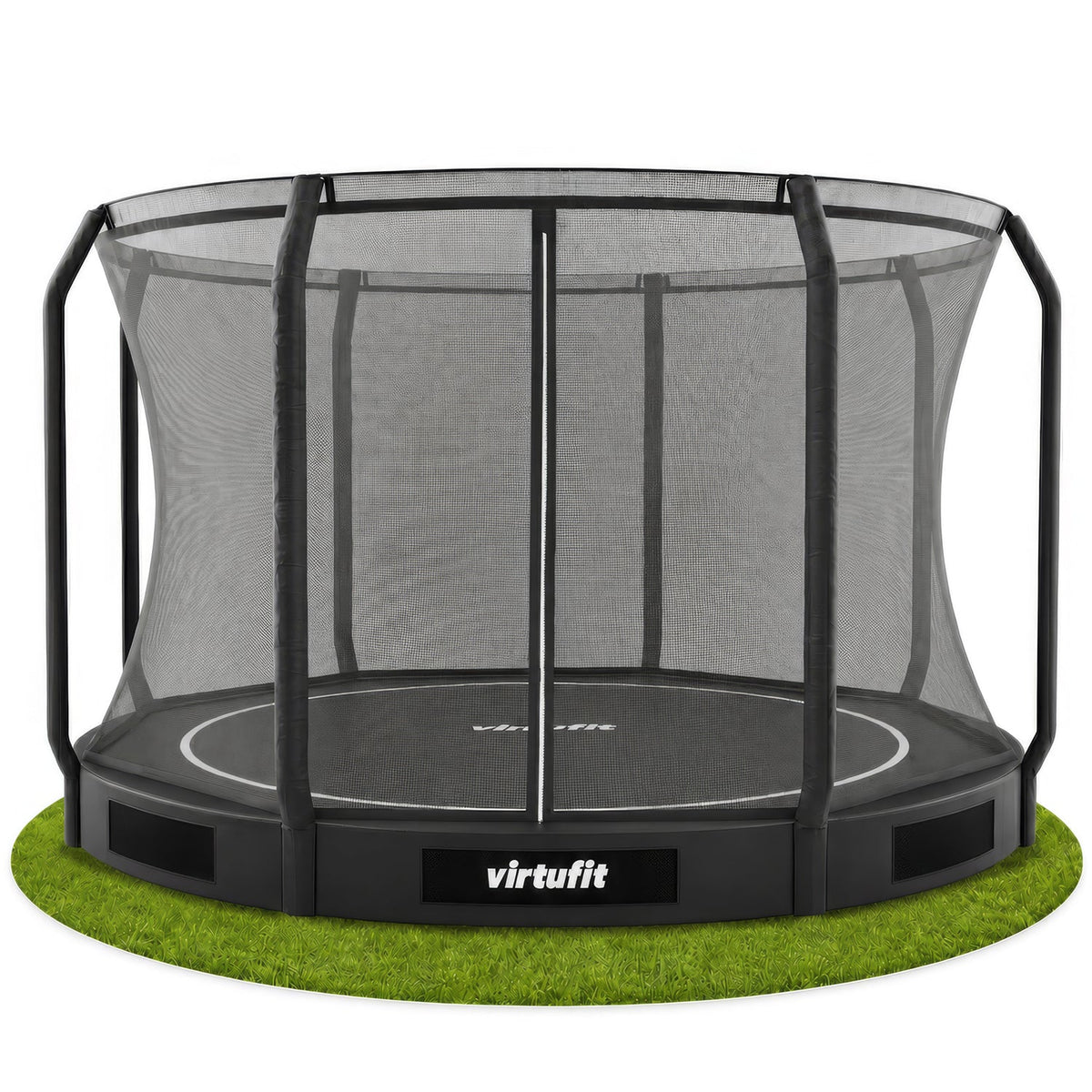 VirtuFit Inground Trampoline 366 cm cm Inclusief Veiligheidsnet - Tweedekans