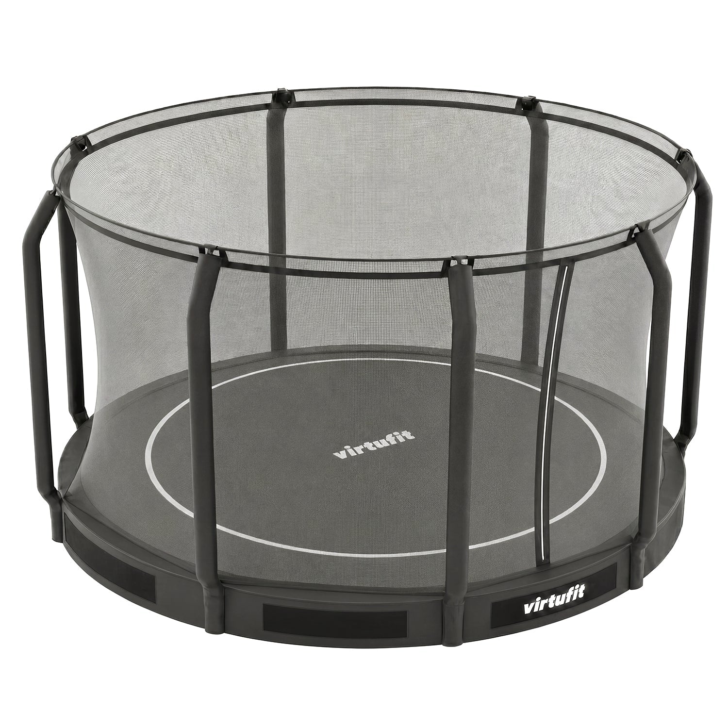 VirtuFit Inground Trampoline 366 cm cm Inclusief Veiligheidsnet - Tweedekans