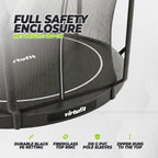 VirtuFit Inground Trampoline 366 cm cm Inclusief Veiligheidsnet