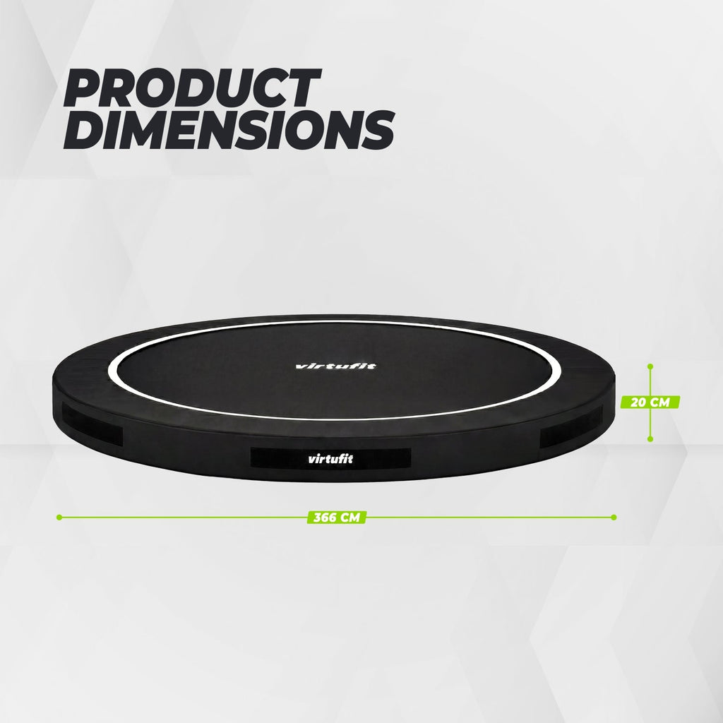 VirtuFit Inground Trampoline 366 cm - Zonder Veiligheidsnet