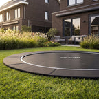 VirtuFit Groundlevel Trampoline 251 cm - Beschermrand - Tweedekans