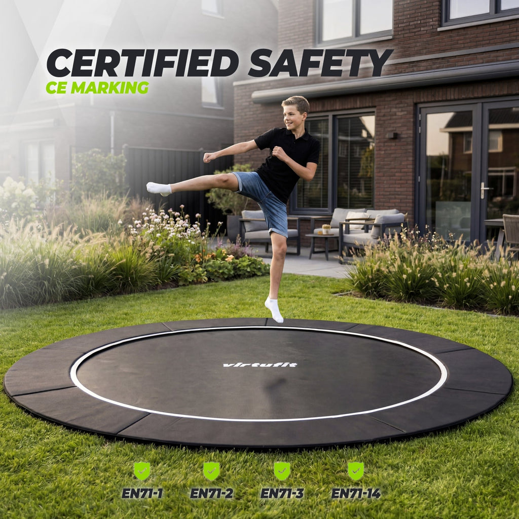 VirtuFit Groundlevel Trampoline 251 cm - Tweedekans