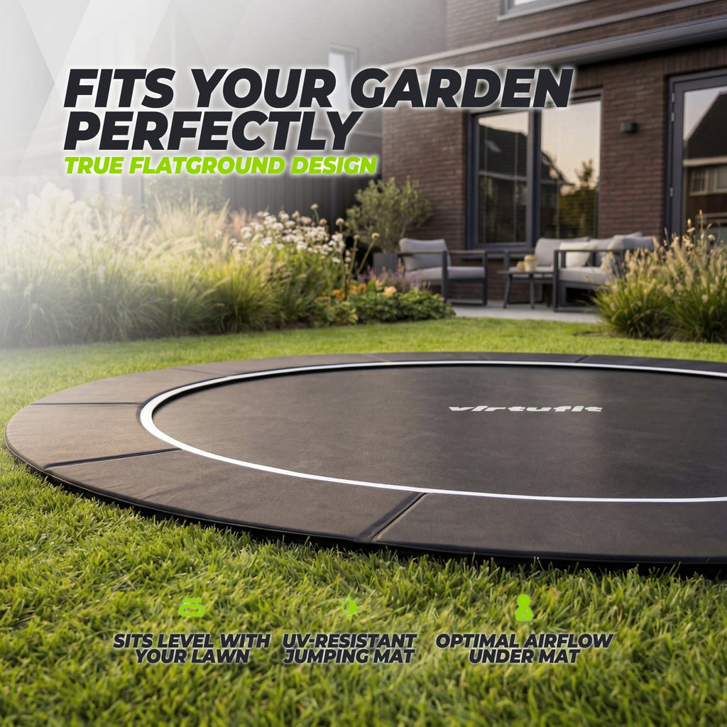 VirtuFit Groundlevel Trampoline 251 cm - Tweedekans