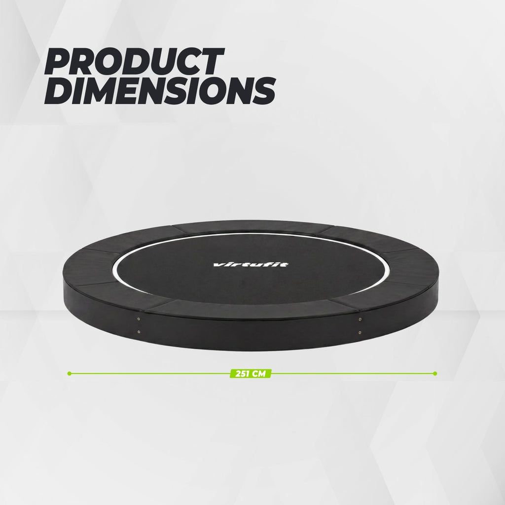VirtuFit Groundlevel Trampoline 251 cm - Tweedekans